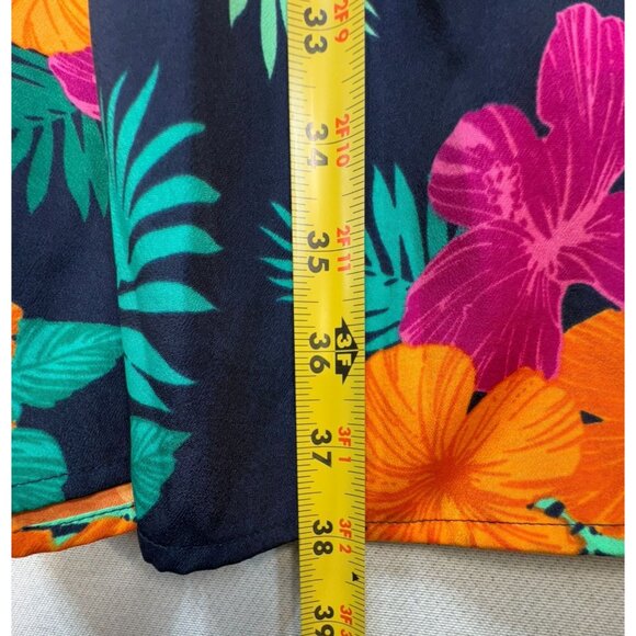 Gap Womens Sundress Size 8 Multicolor Tropical Floral  Sleeveless Knee Length - Picture 7 of 10